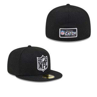 Black 2023 NFL Crucial Catch Fitted Hat