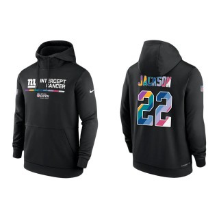 Adoree' Jackson New York Giants Black 2022 NFL Crucial Catch Therma Performance Pullover Hoodie