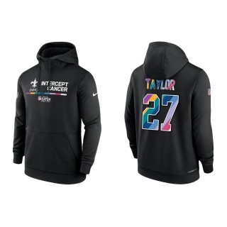 Alontae Taylor New Orleans Saints Black 2022 NFL Crucial Catch Therma Performance Pullover Hoodie