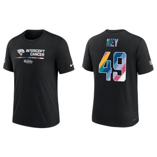 Arden Key Jacksonville Jaguars Black 2022 NFL Crucial Catch Performance T-Shirt
