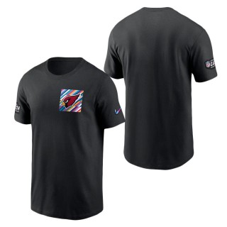 Arizona Cardinals Black 2023 NFL Crucial Catch Sideline Tri-Blend T-Shirt