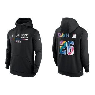 Asante Samuel Jr. Los Angeles Chargers Black 2022 NFL Crucial Catch Therma Performance Pullover Hoodie