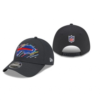 Buffalo Bills Charcoal 2021 NFL Crucial Catch 9FORTY Adjustable Hat