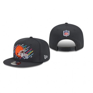 Cleveland Browns Charcoal 2021 NFL Crucial Catch 9FIFTY Snapback Adjustable Hat