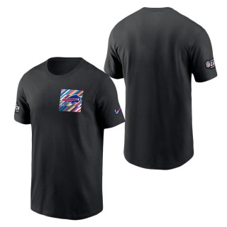 Buffalo Bills Black 2023 NFL Crucial Catch Sideline Tri-Blend T-Shirt