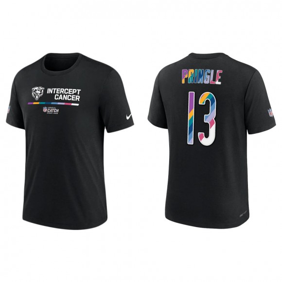 Byron Pringle Chicago Bears Black 2022 NFL Crucial Catch Performance T-Shirt