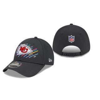 Kansas City Chiefs Charcoal 2021 NFL Crucial Catch 9FORTY Adjustable Hat