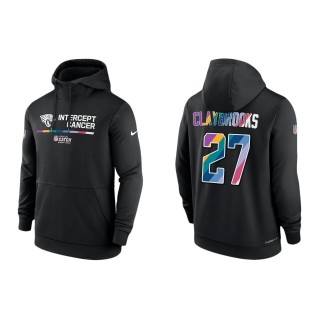 Chris Claybrooks Jacksonville Jaguars Black 2022 NFL Crucial Catch Therma Performance Pullover Hoodie
