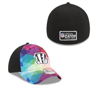 Cincinnati Bengals Pink 2023 NFL Crucial Catch 39THIRTY Flex Hat