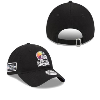 Cleveland Browns Black 2023 NFL Crucial Catch Adjustable Hat