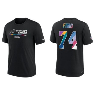 Cody Ford Buffalo Bills Black 2022 NFL Crucial Catch Performance T-Shirt