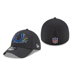 Indianapolis Colts Charcoal 2021 NFL Crucial Catch 39THIRTY Flex Hat