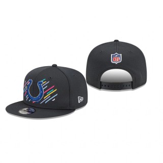 Indianapolis Colts Charcoal 2021 NFL Crucial Catch 9FIFTY Snapback Adjustable Hat