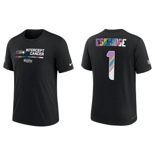 D'Wayne Eskridge Seattle Seahawks Black 2022 NFL Crucial Catch Performance T-Shirt