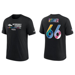 Dalton Risner Denver Broncos Black 2022 NFL Crucial Catch Performance T-Shirt