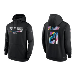 Darious Williams Jacksonville Jaguars Black 2022 NFL Crucial Catch Therma Performance Pullover Hoodie