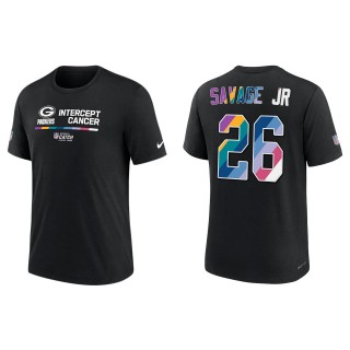 Darnell Savage Jr. Green Bay Packers Black 2022 NFL Crucial Catch Performance T-Shirt