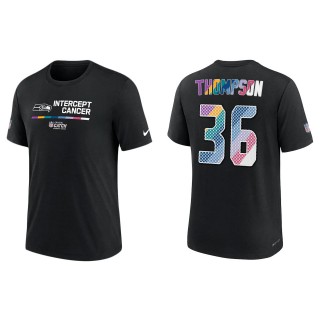 Darwin Thompson Seattle Seahawks Black 2022 NFL Crucial Catch Performance T-Shirt