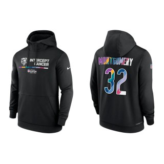 David Montgomery Chicago Bears Black 2022 NFL Crucial Catch Therma Performance Pullover Hoodie