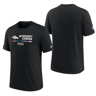 Men's Denver Broncos Black 2022 NFL Crucial Catch Performance T-Shirt