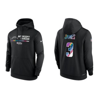 Derwin James Los Angeles Chargers Black 2022 NFL Crucial Catch Therma Performance Pullover Hoodie