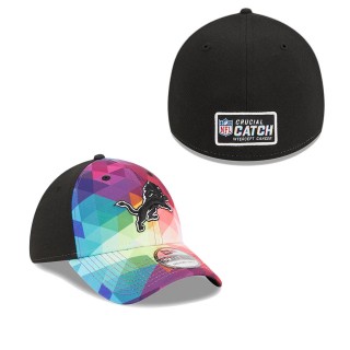 Detroit Lions Pink 2023 NFL Crucial Catch 39THIRTY Flex Hat
