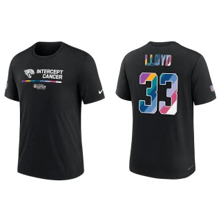 Devin Lloyd Jacksonville Jaguars Black 2022 NFL Crucial Catch Performance T-Shirt