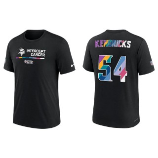 Eric Kendricks Minnesota Vikings Black 2022 NFL Crucial Catch Performance T-Shirt