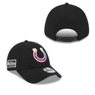 Indianapolis Colts Black 2023 NFL Crucial Catch 9FORTY Adjustable Hat