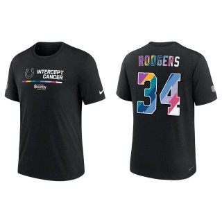 Isaiah Rodgers Indianapolis Colts Black 2022 NFL Crucial Catch Performance T-Shirt