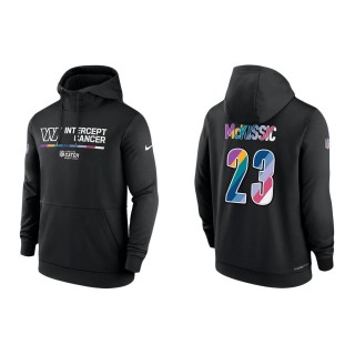 J.D. McKissic Washington Commanders Black 2022 NFL Crucial Catch Therma Performance Pullover Hoodie