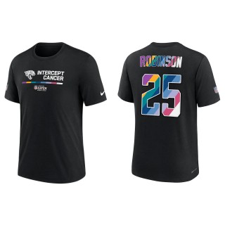 James Robinson Jacksonville Jaguars Black 2022 NFL Crucial Catch Performance T-Shirt