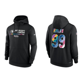 Javon Kinlaw San Francisco 49ers Black 2022 NFL Crucial Catch Therma Performance Pullover Hoodie
