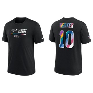 Johnny Hekker Carolina Panthers Black 2022 NFL Crucial Catch Performance T-Shirt