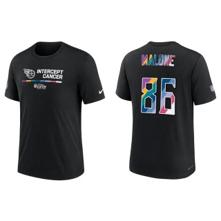 Josh Malone Tennessee Titans Black 2022 NFL Crucial Catch Performance T-Shirt