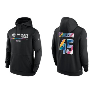 K'Lavon Chaisson Jacksonville Jaguars Black 2022 NFL Crucial Catch Therma Performance Pullover Hoodie