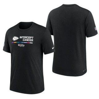 Men's Kansas City Chiefs Black 2022 NFL Crucial Catch Performance T-Shirt
