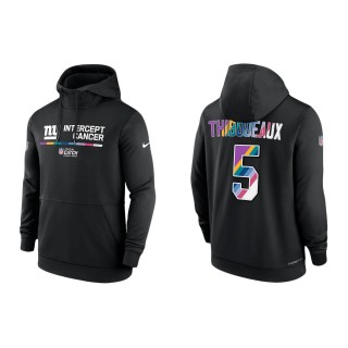 Kayvon Thibodeaux New York Giants Black 2022 NFL Crucial Catch Therma Performance Pullover Hoodie