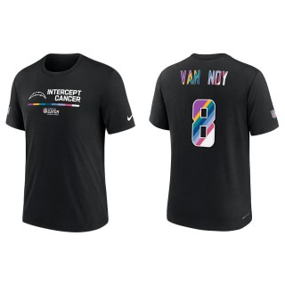 Kyle Van Noy Los Angeles Chargers Black 2022 NFL Crucial Catch Performance T-Shirt