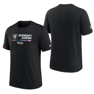 Men's Las Vegas Raiders Black 2022 NFL Crucial Catch Performance T-Shirt