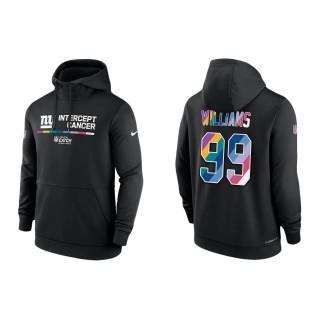 Leonard Williams New York Giants Black 2022 NFL Crucial Catch Therma Performance Pullover Hoodie
