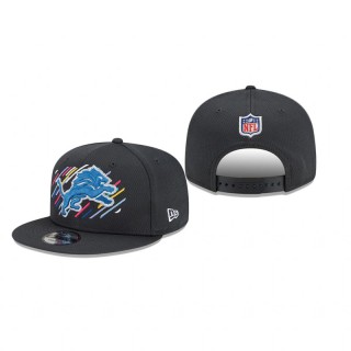 Detroit Lions Charcoal 2021 NFL Crucial Catch 9FIFTY Snapback Adjustable Hat