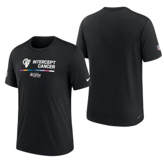 Men's Los Angeles Rams Black 2022 NFL Crucial Catch Performance T-Shirt