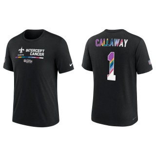 Marquez Callaway New Orleans Saints Black 2022 NFL Crucial Catch Performance T-Shirt