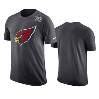 Men's Arizona Cardinals Anthracite Crucial Catch T-Shirt