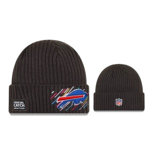Men's Buffalo Bills Charcoal 2021 NFL Crucial Catch Knit Hat