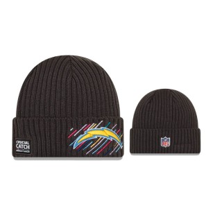 Men's Los Angeles Chargers Charcoal 2021 NFL Crucial Catch Knit Hat