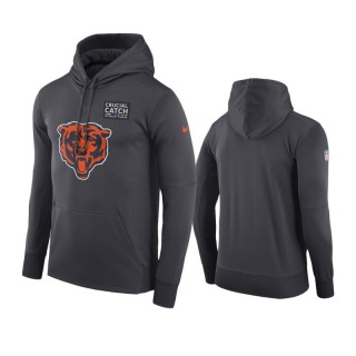 Men's Chicago Bears Anthracite Crucial Catch Hoodie