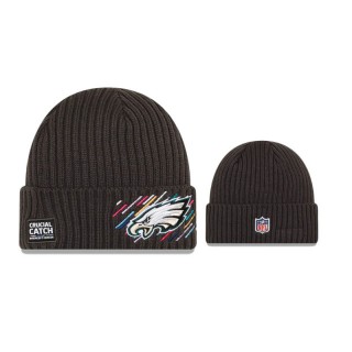 Men's Philadelphia Eagles Charcoal 2021 NFL Crucial Catch Knit Hat