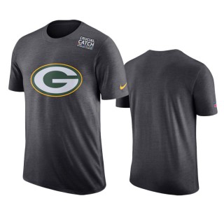 Men's Green Bay Packers Anthracite Crucial Catch T-Shirt